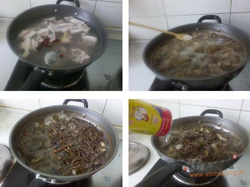 猪肉炖海带的做法