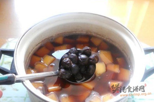 木瓜红豆甜汤的做法