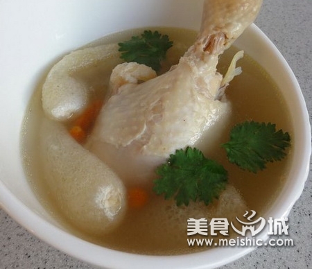 竹荪鸡腿汤的做法