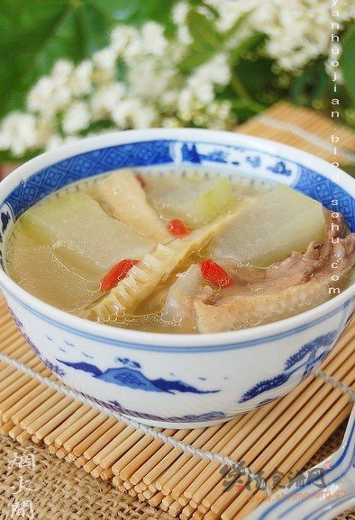 冬瓜扁尖老鸭汤的做法