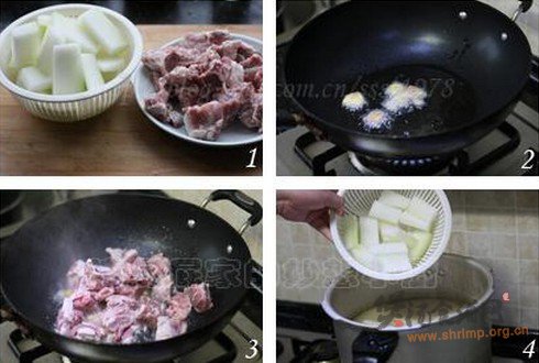 冬瓜脊骨汤的做法