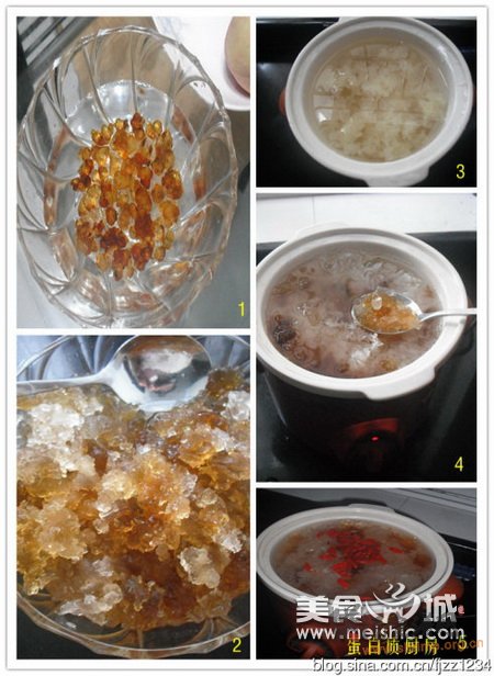 (图)桃胶银耳羹的做法
