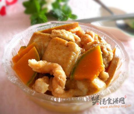 南瓜炖豆腐的做法