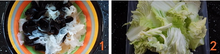 双耳白菜汆肉丸的做法