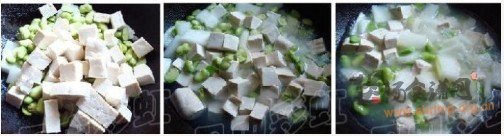 蚕豆冬瓜豆腐汤的做法