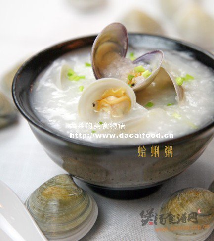 蛤蜊粥的做法