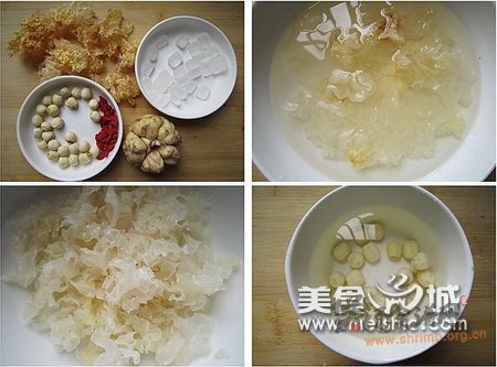 银耳百合莲子浆的做法