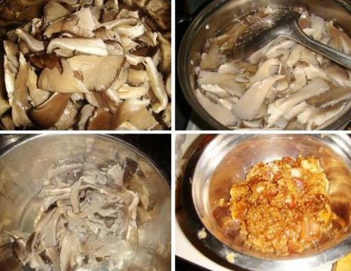 五花肉炖蘑菇的做法