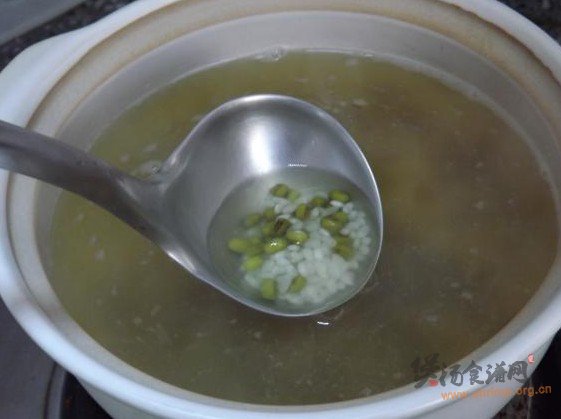 绿豆百合菊花粥的做法