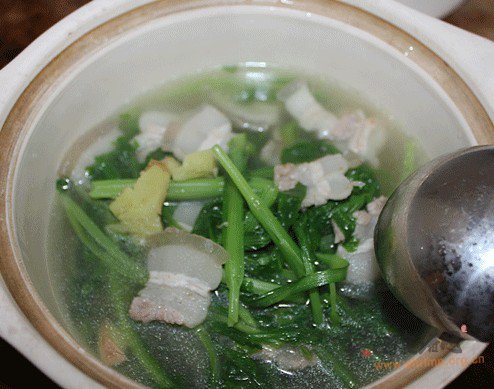小白菜汤的做法