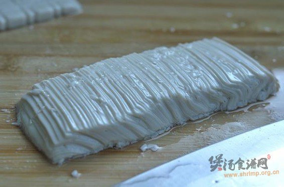 干贝内酯豆腐丝汤的做法