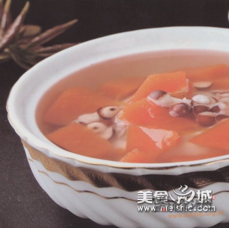 木瓜芡实糖水的做法