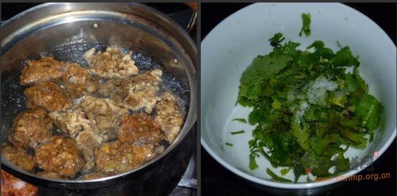 绿豆面丸子汤的做法