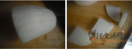 蜜汁白萝卜的做法