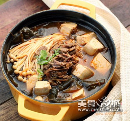韩式辣牛肉汤的做法