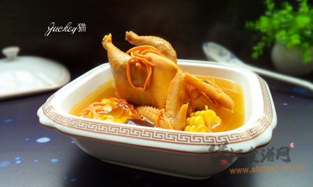 虫草花鲜鸡汤的做法