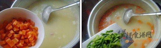 玉米豆花汤的做法