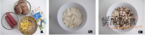 珍珠豆腐羹的做法