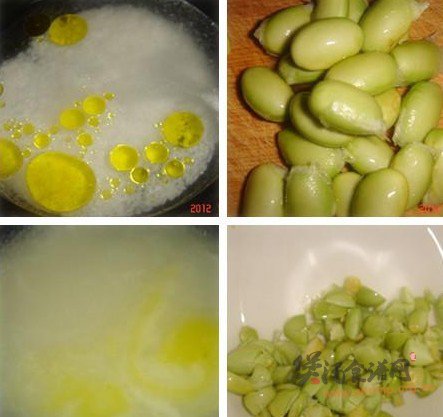 火腿毛豆粥的做法