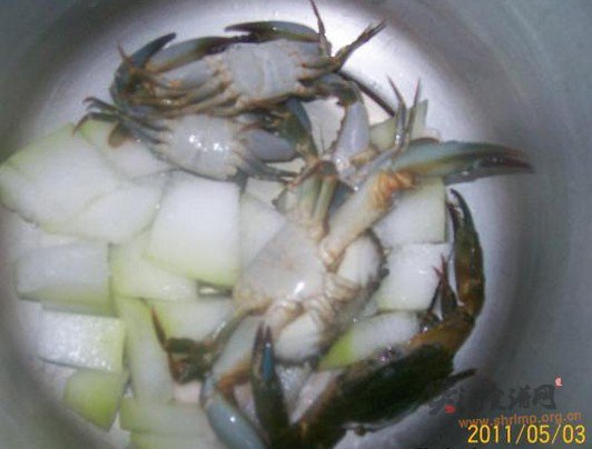 螃蟹冬瓜汤的做法
