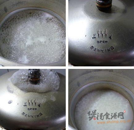 雪菜瘦肉丝大米粥的做法