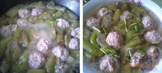 丝瓜肉圆汤的做法