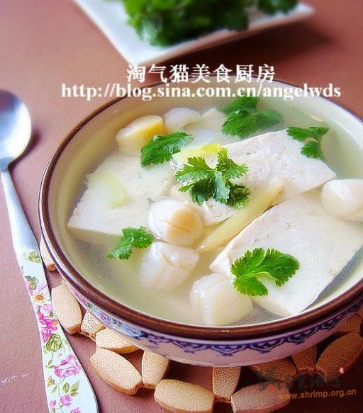 干贝豆腐汤的做法