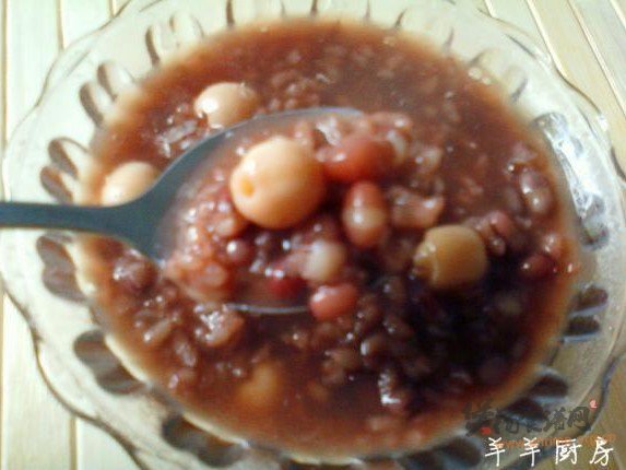 冰糖红豆莲子粥的做法