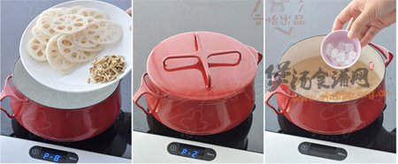 白茅根莲藕汤的做法