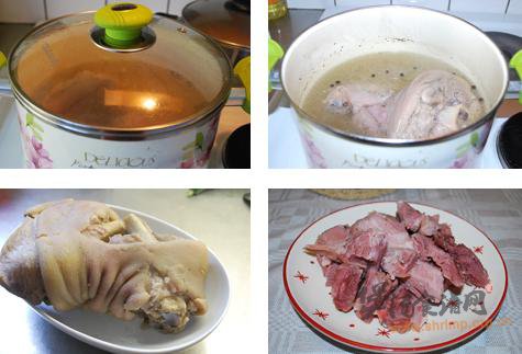 清水炖猪腿肉的做法
