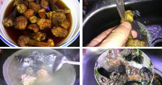 姬松茸乌鸡汤的做法