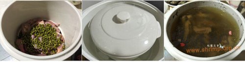 (图)鸽子绿豆汤的做法
