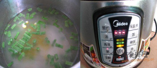 四季豆粥的做法