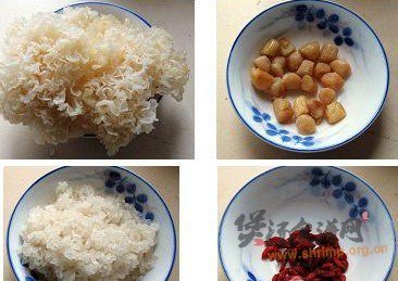银耳瑶柱鸡蓉粥的做法