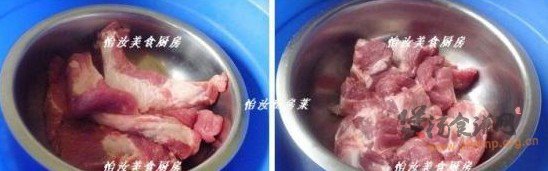 莲藕月牙骨头汤的做法