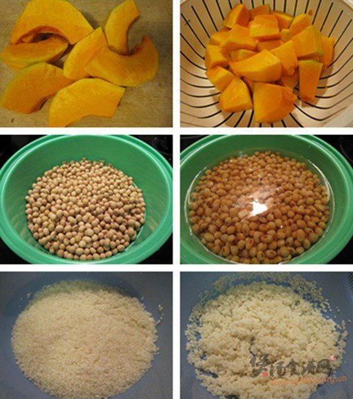 黄豆南瓜粥的做法