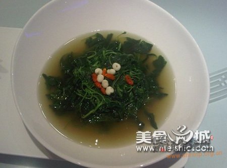 苋菜清汤的做法