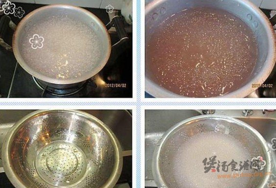椰香小丸子紫米甜汤的做法
