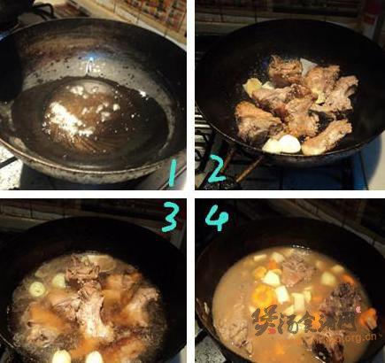栗子土豆炖排骨的做法