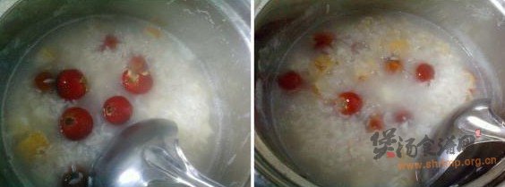 山楂雪梨粥的做法