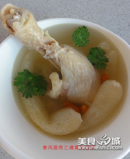 竹荪鸡腿汤的做法