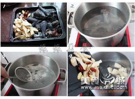 榴莲壳乌鸡汤的做法