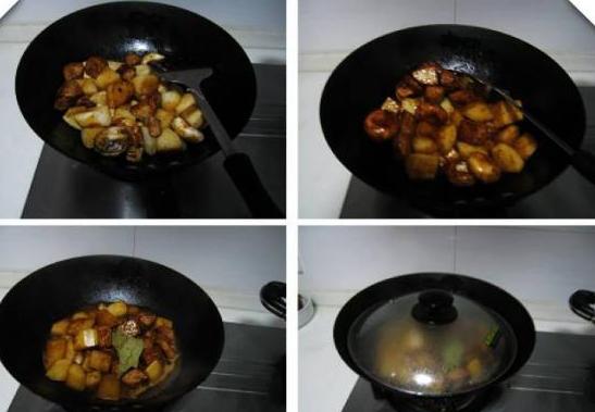 酒香萝卜炖肉块儿的做法