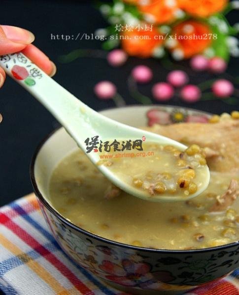 绿豆乳鸽汤的做法