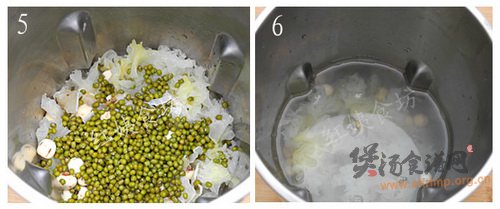 百合莲子豆浆的做法