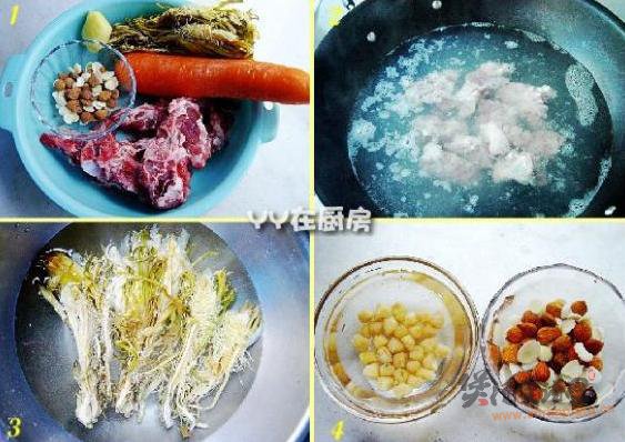 霸王花煲骨头汤的做法