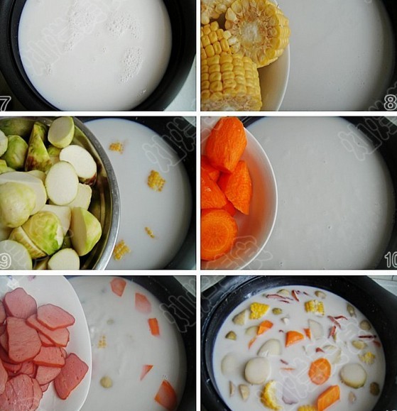 芋艿烤肉煲的做法