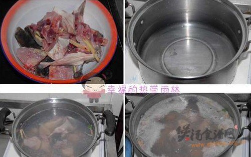 花蛤鱼头粥的做法
