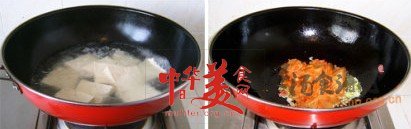 韩式泡菜豆腐煲的做法
