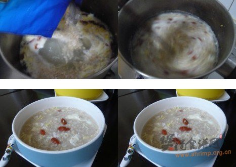 鸡蛋麦片粥的做法